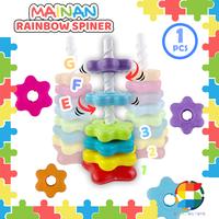 Gambar Mainan Edukasi Donat Putar /  Mainan Susun Cincin untuk Balita AR79 dari SUPPLIER MAINAN ANAK MURAH Kota Surabaya 1 Tokopedia