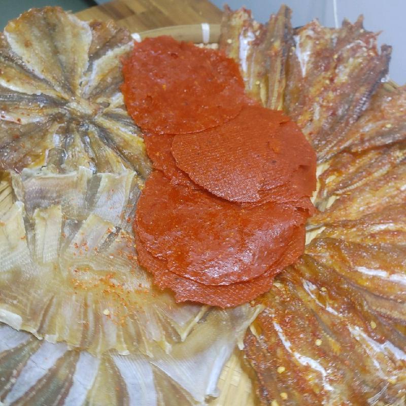 Combo khô thu đỏ, mối tẩm, đù bông, đuối tẩm 109k Ăn Vặt Thức Ăn Snack 5