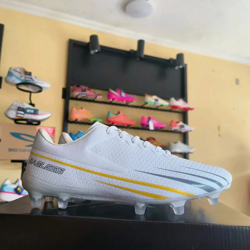 Sepatu Bola Satsetx Eagless Series FG White gold original Boots 6