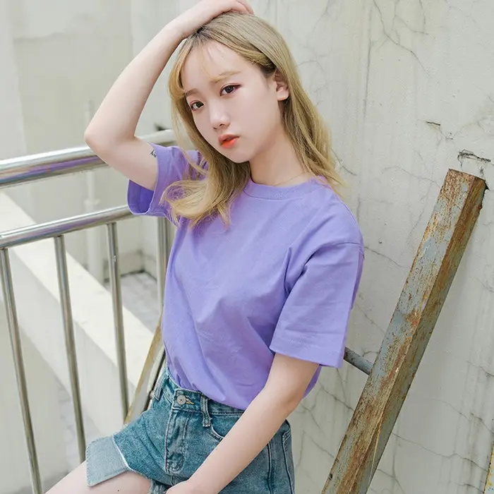 METFORYOU 16 WARNA BASIC COLLECTION Kaos Polos Katun Wanita| KAOS WANITA KATUN | KAOS WANITA O NECK 6