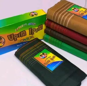 Sarung Anak Lembut Halus Upin Ipin, Model Baru -Muslim