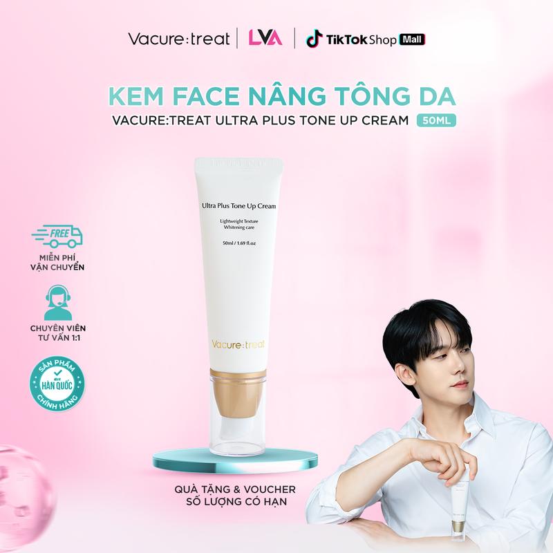 Kem Face Nâng Tông Da Vacure:treat Ultra Plus Tone Up Cream 50ml