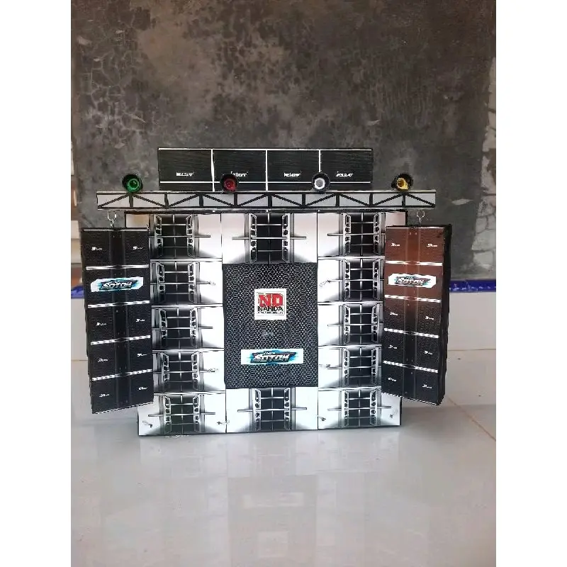 Miniatur Sound System Siap Bunyi dengan Bluetooth - Lagu Speaker tidak tanpa kabel mp4 player 4