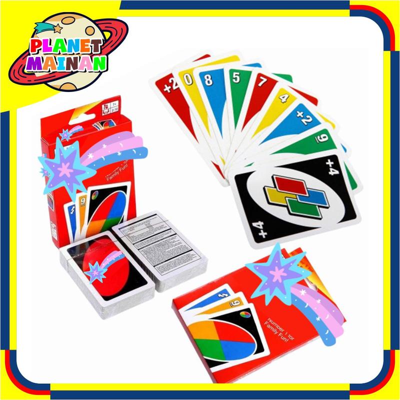 Permainan Kartu Populer Merah - Mainan Anak Family Card Game 1