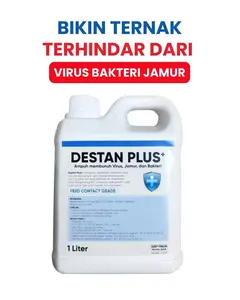 Desinfektan Kandang 1 Liter - Desinfektan BKC 10% Aroma Segar -Desinfektan