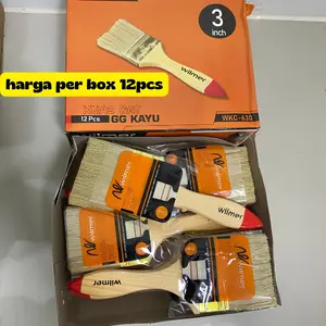 Kuas Cat gg kayu 1 box isi 12pcs Murah ukuran bisa pilih Paint
