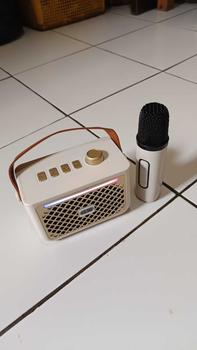 Product Review of Easy & Perfect LILLY | Bluetooth Speaker Portable with RGB Running Light | Wireless Microphone with Adjustable Effects | 5 Watt Speaker Power with 6 Hours Play Time from P**T 3