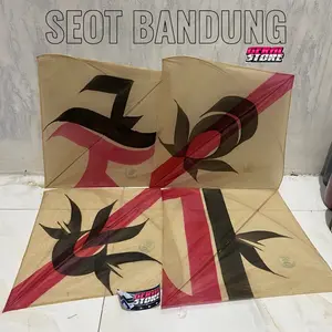 (50pcs) LAYANGAN SEOT BANDUNG SUPER 2 ukuran 54 TALI BAJ1NG. SEOT RINGAN BERISI DAN RAPIH