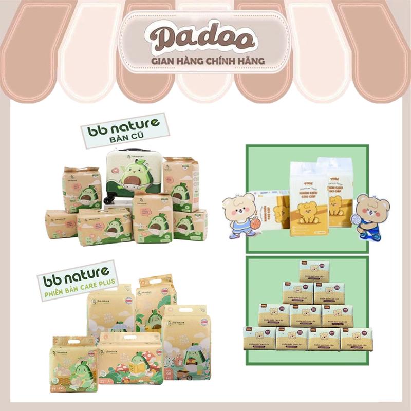 BB NATURE BẢN CŨ - BB NATURE CARE PLUS com 4 bịch Tã Bỉm cho bé
