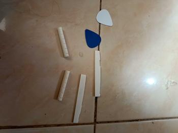 Product Review of Suddle dan nut gitar akustik string bahan tulang sapi original satu set bukan Plastik from G** 1