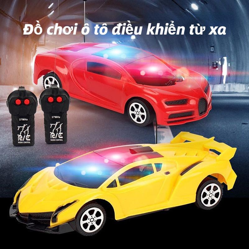 Ô tô điều khiển từ xa xe điều khiển từ xa siêu xe điều khiển 2 chieu 4 chiều-Xe Điều Khiển Lamborghini Cao Cấp Đèn 3D Lùi Tiến Chạy 20 Phút - Quà Tặng Cho Bé 2+ Tuổi �