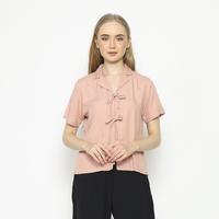 Gambar Urban Exchange Nicky Pink Blouse - Atasan Blouse Pink Pita - Pink, S dari Urban Exchange Shop Kab. Karanganyar 1 Tokopedia