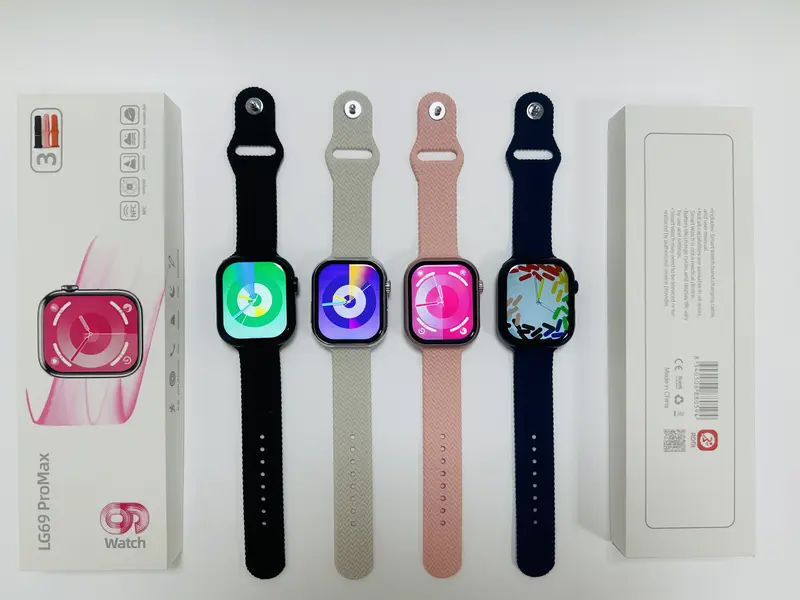 Foto WISELION Smartwatch Bluetooth LG69 ProMax | Layar Sentuh HD 2.1 inci | Pelacak Detak Jantung & Tidur | Multi-Sport Modes & Baterai Tahan Lama - Jamthumb2