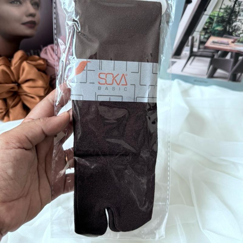 Kaos Kaki Soka Jempol Polos Ukuran L-XL untuk Muslim - Kaos Kaki Soka Polos Panjang Ukuran L XL 3