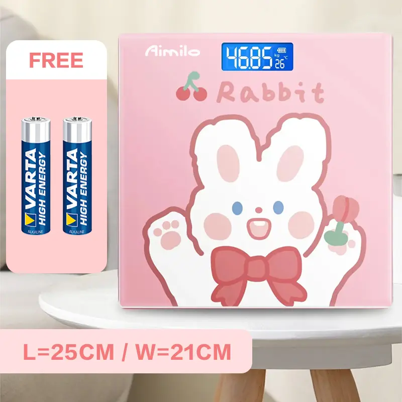 [READY] Aimilo Timbangan Badan Digital Kartun Pengukuran Akurat Timbangan Layar LCD Berat Max 180kg 7