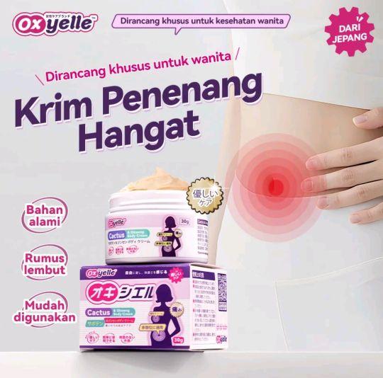 Oxyelle Gel Hangat Herbal Yang Lembut dan Nyaman Cream Oles Herbal Hangat