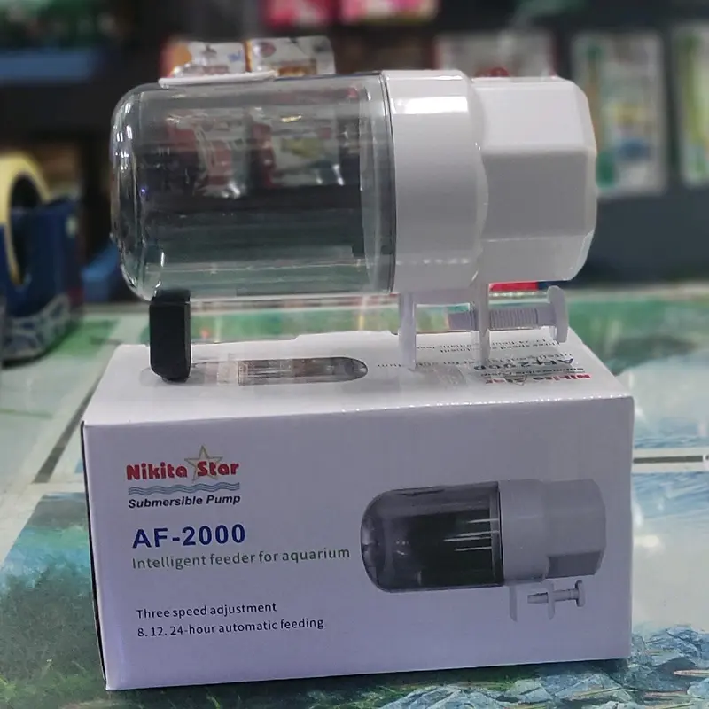 FOOD TIMER AUTO FEEDER PEMBERI MAKAN IKAN OTOMATIS NIKITA STAR AF 2000 0