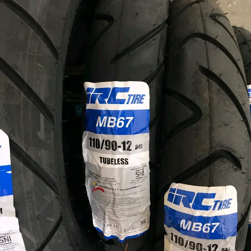 BAN IRC 110/90-12 TYPE MB67 NR83 ECOTRAX BAN DONAT SCOOPY BELAKANG 1