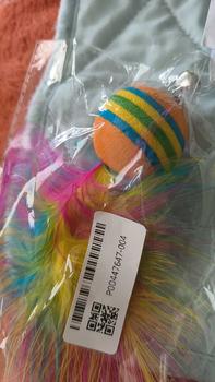 Product Review of Cat Interactive Toy Funny Feather Ball Teaser Wand Toy with Bell Cat Stick Toy for Kitten Playing Teaser Wand Toy Cat Supplies from N**h H**h 0