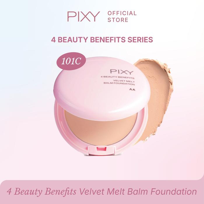 Gambar PIXY 4 Beauty Benefits Velvet Melt Balm Foundation - 101C Vanilla dari Pixy Official Store Kota Administrasi Jakarta Barat 4 Tokopedia