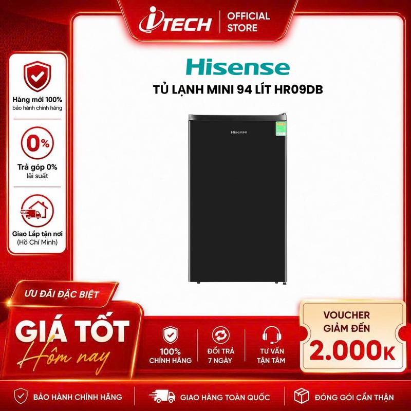 HR09DB - Tủ lạnh Hisense 94 lít HR09DB