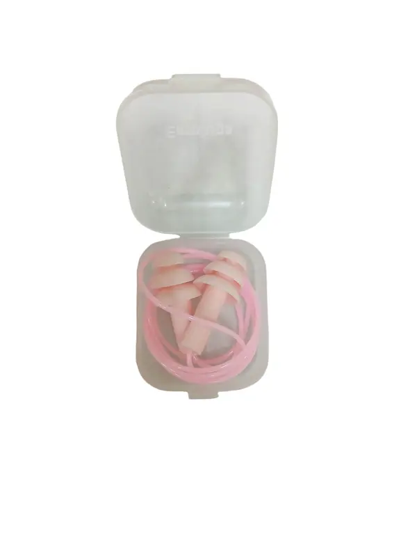 Penutup pelindung penyumbat telinga silicone earplugs, ear plug case tr (satuan/per-pack isi 6) penutup Kuping dari bising 6