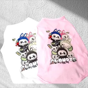 Baju kucing anjing cowok cewek lucu sablon LABUBU