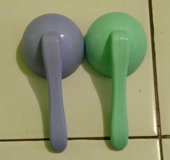 Product Review of Centong Sendok Cetakan Nasi Bulat Setengah Lingkaran alexish Mamiku / sekop nasi / Rice Mould Ladle from M**a r**y 0
