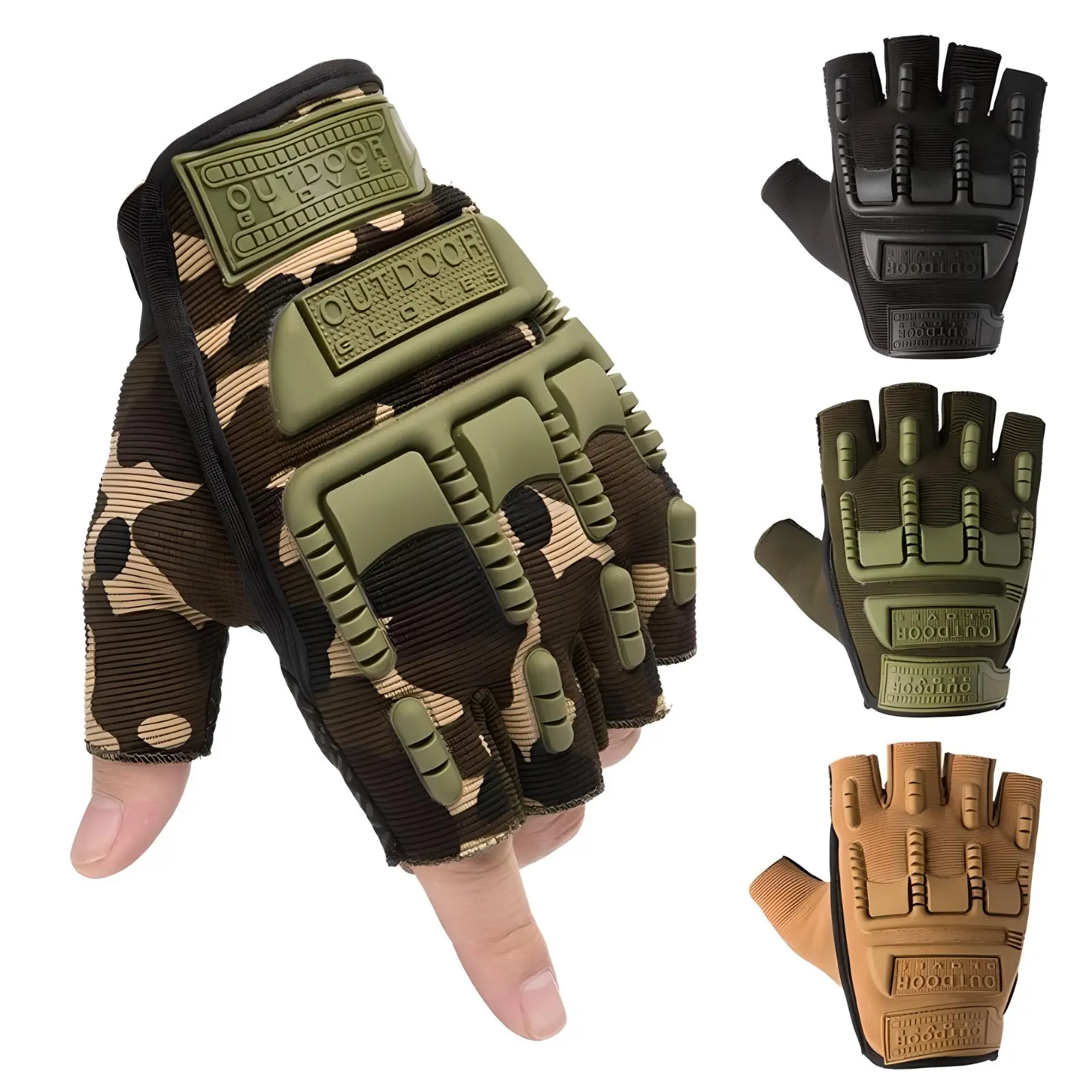 Sarung Tangan Tactical Mechanix Motor Sepeda Half Finger Gloves