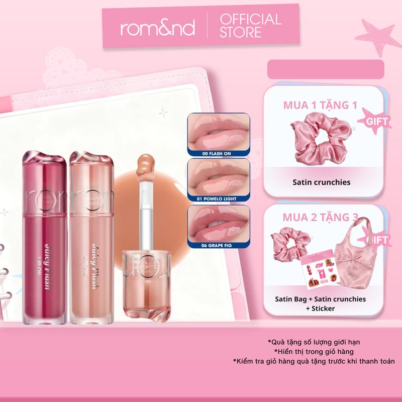 Son Bóng Dưỡng Môi Có Màu Romand Juicy Flash Lip Oil 4.5g