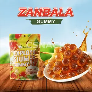 Zanbala Explosicum Gummy 1 Pack 14 Butir BPOM Promo Beli 2 Dapatkan 1 Gratis Permen Pelega Tenggorokan dengan Sensasi LUBER dan Rasa Manis Mint