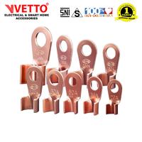 Gambar VETTO Terminal Skun Kabel Tembaga CU Kuningan / Skun OT ( Per Bungkus ) - 20A (10 Pcs) dari Vetto Indonesia Kota Tangerang 1 Tokopedia