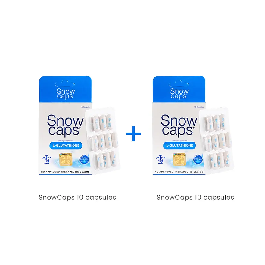 SNOW CAPS L-Glutathione Trial Pack 10 Capsules x 2 - Bundle - TikTok Shop Philippines SNOW CAPS L-Glutathione Trial Pack 10 Capsules x 2 - Bundle - TikTok Shop Philippines
