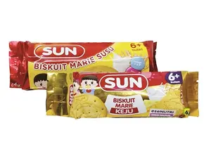 Biskuit SUN Marie Susu (UNTUK BAYI USIA DIATAS 6 BULAN) / BISKUIT MARIE SUSU 80 GR balita