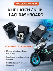 LATCH KLIP PENGUNCI COVER LACI ALL NEW AEROX 155 2021-2025 YAMAHA