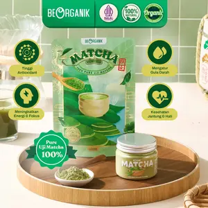 Beorganik Pure Matcha Powder / 100% Bubuk Murni Uji Matcha Shizuoka Matcha Jepang