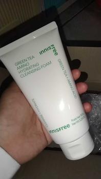 Product Review of Innisfree Green Tea Amino Hydrating  Cleansing Foam 150g / Sabun Pembersih Wajah untuk Kulit Kering from p**a 1