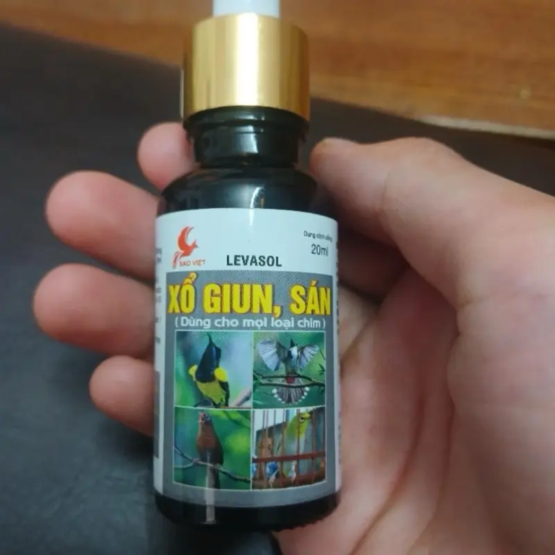 Nước Xử lý giun sán chim cảnh Sao Việt - Hỗ trợ làm hết ký sinh trùng đường ruột cho chim Cảnh