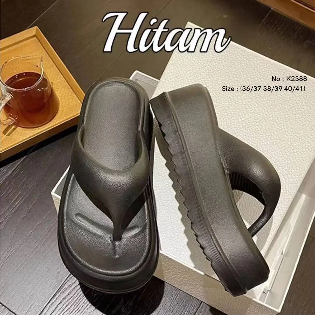 Sandal Jepit terbaru/Sandal Empuk/Sandal Murah/Sandal Jepit Tinggi/Sandal Wanita Sendal Karet Cewek