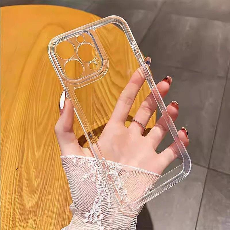 Vỏ không gian phù hợp với vỏ điện thoại Apple 17promax iPhone 15 bao gồm tất cả vỏ chống rơi 16promax trong suốt