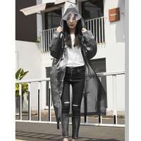 Gambar Jas Hujan Korea Raincoat Dewasa Allsize Unisex Semi Transparan Bahan Waterproof Vinyl Material Ringan & Reusable Desain Kancing Depan dan Hoodie - 80622 - Biru dari ALLEFIX Kota Surabaya 5 Tokopedia