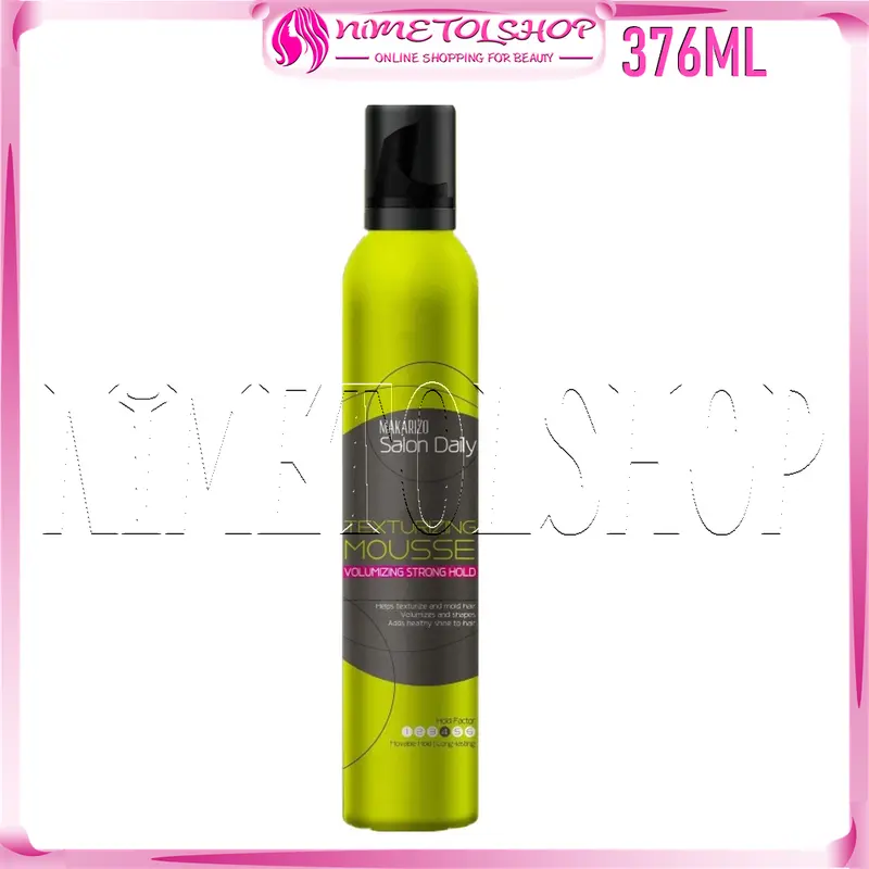 MAKARIZO Professional Salon Daily Texturizing Mousse 376ml VOLUMIZING STRONG HOLD Hair Styling Foam Rambut 0