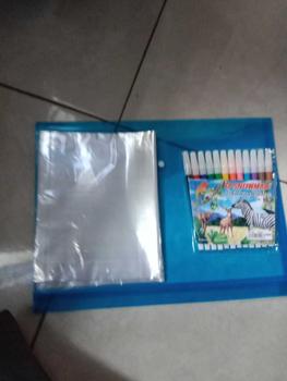 Product Review of Sampul Buku Tulis Plastik Transparan / Bening / Plastic Transparent / Clear Slip On Book Covers Samoyed BKCV-PS Uk. Sidu / Quarto / Kuarto / Kwarto / Big Boss / Boxy from R**i 0