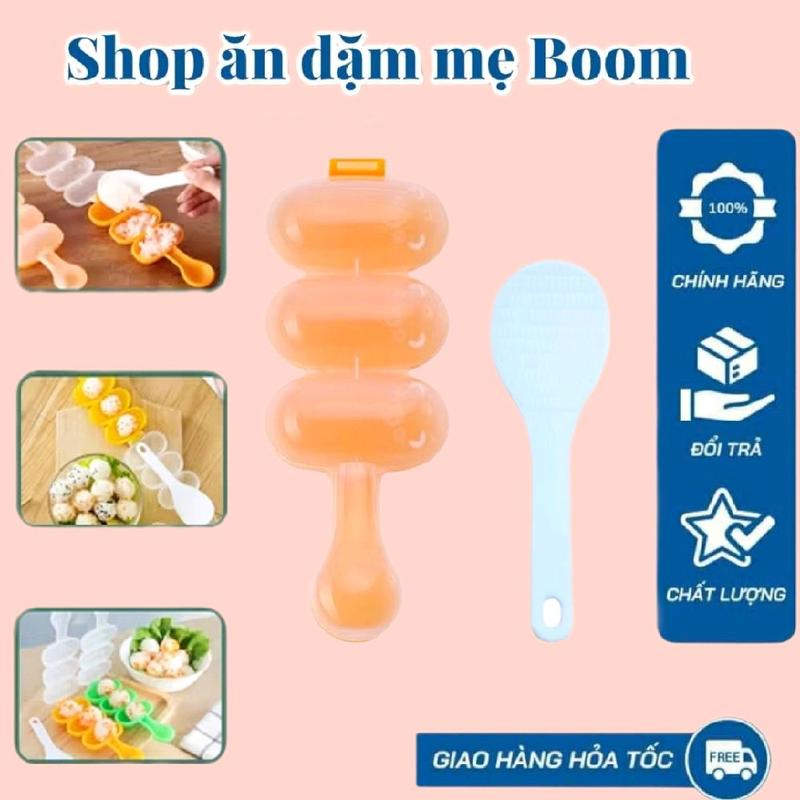 Khuôn lắc cơm viên tròn xinh xắn cho bé