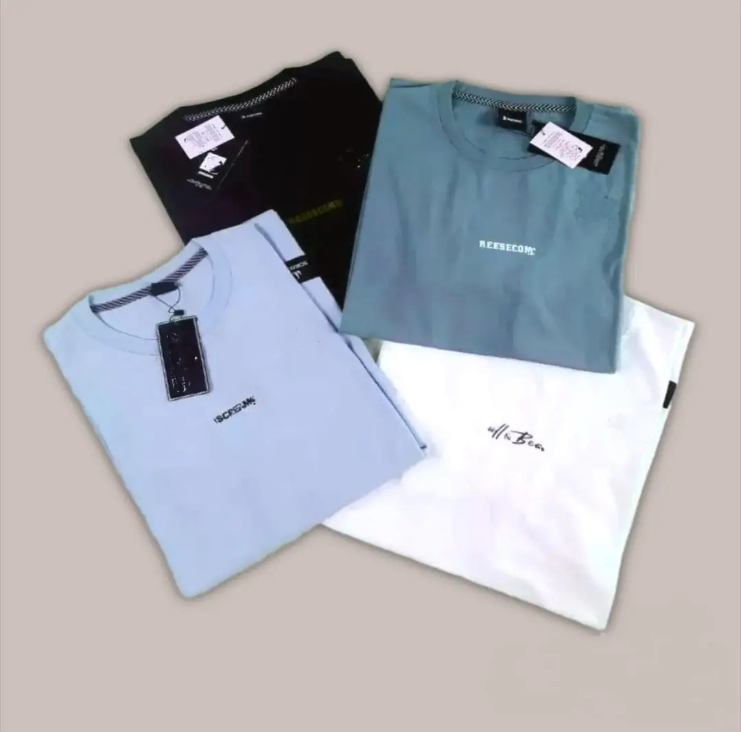 Kaos DISTRO 4 Pcs 100 Ribu Pria Wanita Bahan Semi Katun BRANDED Lengan Pendek