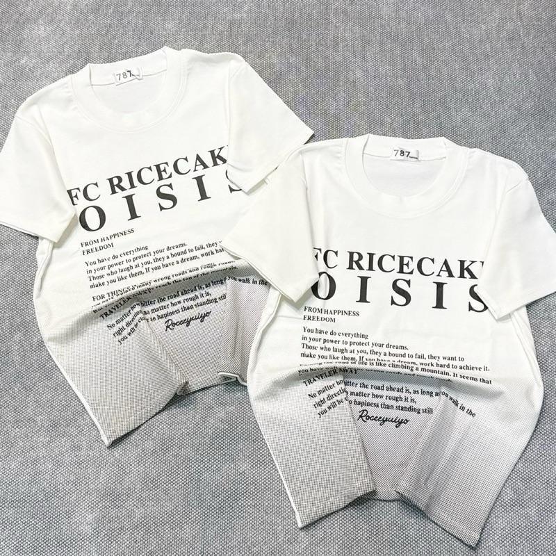 B129_Áo thun nữ fom vừa chữ cổ ép nổi Nữ