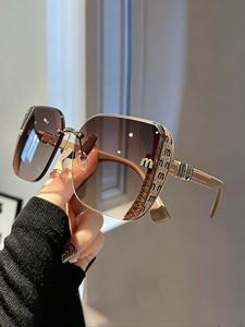 Gafas de moda unisex con montura grande 2026, diseño retro para uso diario, fotografía, viajes, playa y todas las estaciones