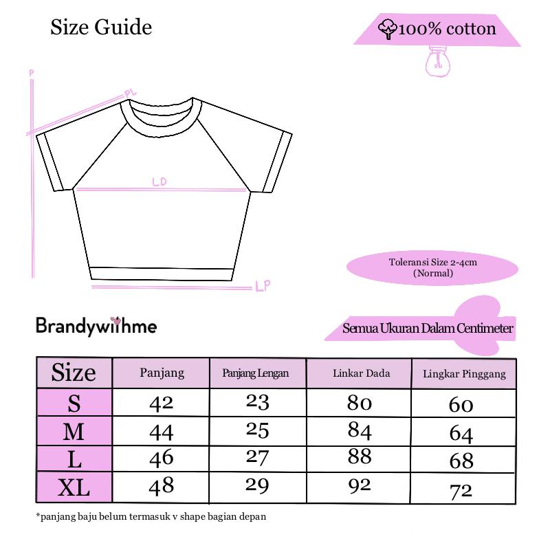 Brandywithme | Eli Croptop - Croptee Slimfit Atasan Kaos Wanita vol.8 4