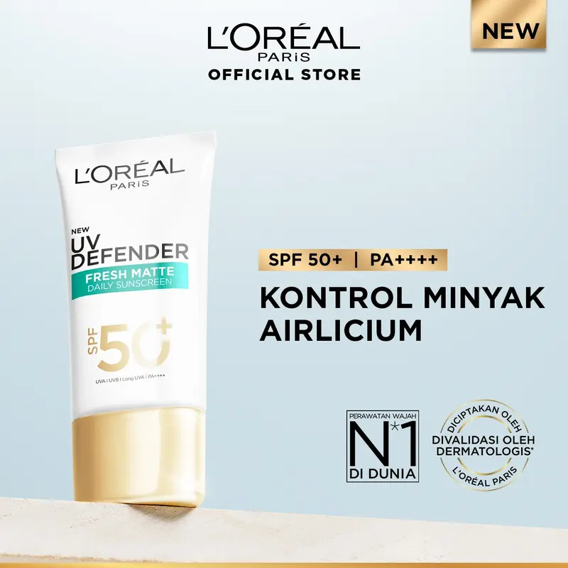 [BANTING HARGA] L'Oreal Paris UV Defender UV Protector Sunscreen SPF50+ / PA++++ [NEW VARIANT] 3