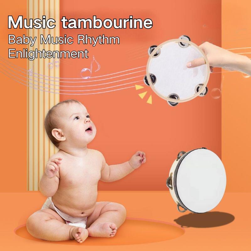 Product Introduction of 8-Inch Kids Tambourine Drum | Musical Instrument for Children | Lightweight & Durable | Perfect for Music Education & Party Fun | Free Shipping COD 14